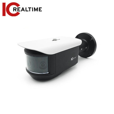 IC Realtime - AVS-PANO-A007 / 3X 2MP (6MP Total) Avs 180A° Panoramic Full Size Bullet Camera / I-SnIPer / 3X 3.6mm Fixed Lens (180A°) / 65 Feet Smart IR / 24VAC IC Realtime - AVS-PANO-A007 / 3X 2MP (6MP Total) Avs 180A° Panoramic Full Size Bullet Camera / I-SnIPer / 3X 3.6mm Fixed Lens (180A°) / 65 Feet Smart IR / 24VAC