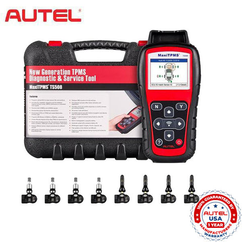 Autel - MaxiTPMS - TS508K - TPMS Diagnostic & Service Tool Kit - Includes 8 MX Sensors (US & Puerto Rico Version) Autel - MaxiTPMS - TS508K - TPMS Diagnostic & Service Tool Kit - Includes 8 MX Sensors (US & Puerto Rico Version)