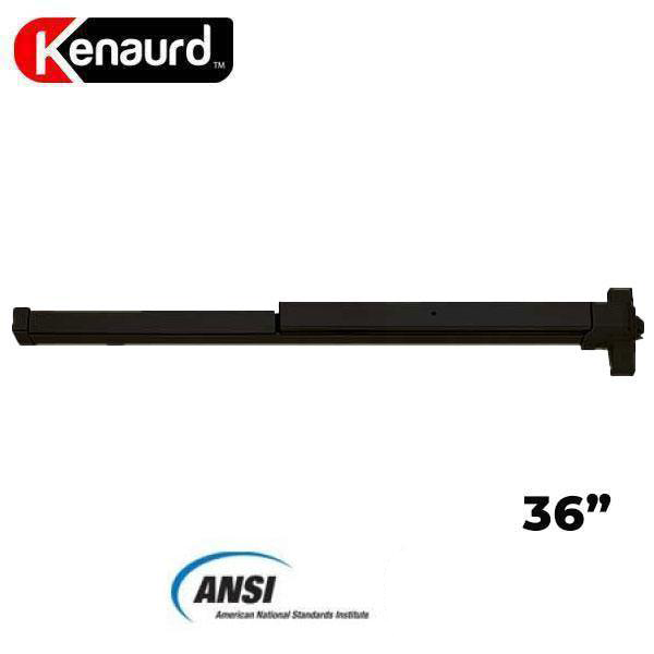 Heavy Duty Panic Bar - Exit Device - Grade 1 - Black Finish - 36" - UHS Hardware Heavy Duty Panic Bar - Exit Device - Grade 1 - Black Finish - 36" - UHS Hardware