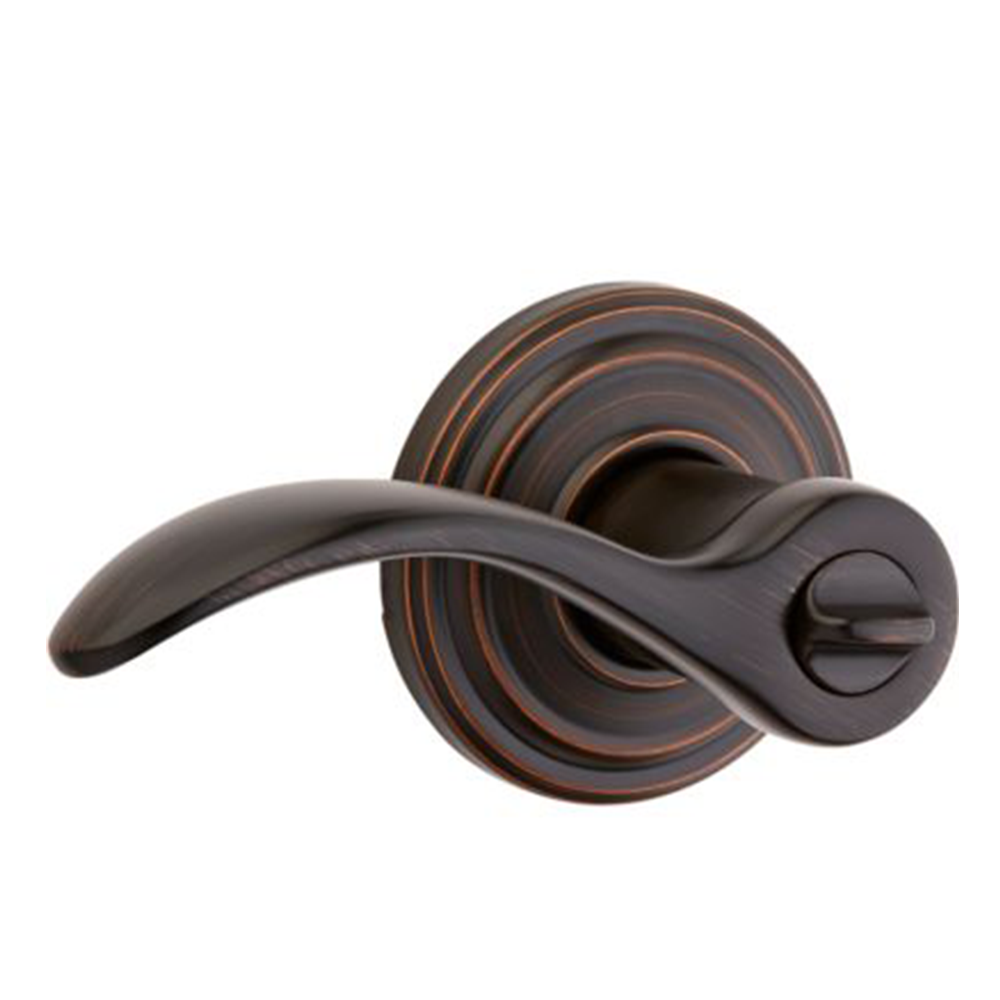 Kwikset - 740PML - Pembroke Door Lever Set - Keyed Entry - Round Rose - 11P - Venetian Bronze - Grade 2 - UHS Hardware