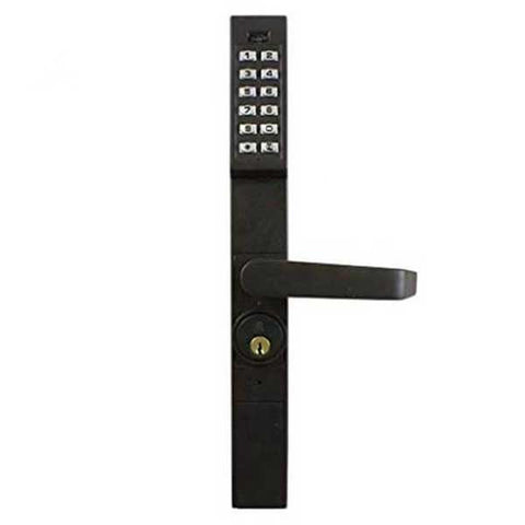 Alarm Lock Trilogy - DL1300NW - Narrow-Stile Digital Keypad Lever Lock - Networx - Wireless Access - 10B - Oil Rubbed Bronze - Grade 1 - UHS Hardware Alarm Lock Trilogy - DL1300NW - Narrow-Stile Digital Keypad Lever Lock - Networx - Wireless Access - 10B - Oil Rubbed Bronze - Grade 1 - UHS Hardware