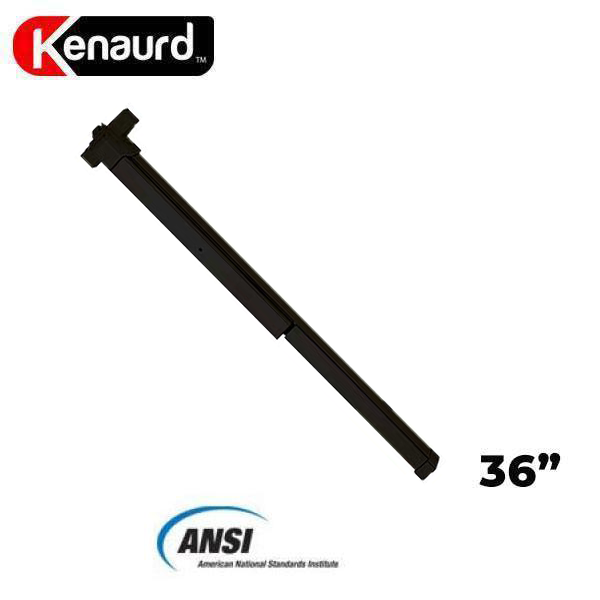 Heavy Duty Panic Bar - Exit Device - Grade 1 - Black Finish - 36" - UHS Hardware Heavy Duty Panic Bar - Exit Device - Grade 1 - Black Finish - 36" - UHS Hardware