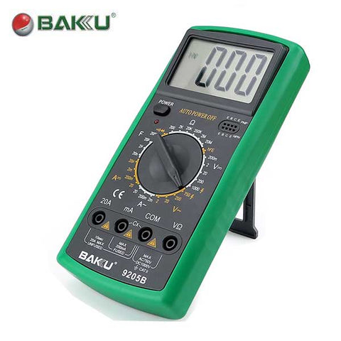 Baku - Digital Multimeter - 9205B For Access Control & EEPROM Testing - UHS Hardware Baku - Digital Multimeter - 9205B For Access Control & EEPROM Testing - UHS Hardware
