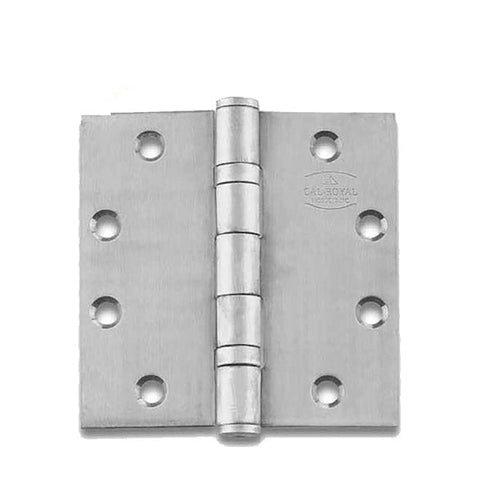Cal-Royal - SBB31 - Full Mortise Door Hinge - 4.5" x 4.5" - Standard Weight - 2 Ball Bearings - US26D - Satin Chrome - UHS Hardware Cal-Royal - SBB31 - Full Mortise Door Hinge - 4.5" x 4.5" - Standard Weight - 2 Ball Bearings - US26D - Satin Chrome - UHS Hardware