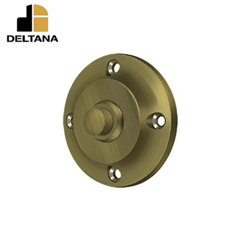 Deltana - Bell Button - Round Contemporary - Optional Finish Deltana - Bell Button - Round Contemporary - Optional Finish