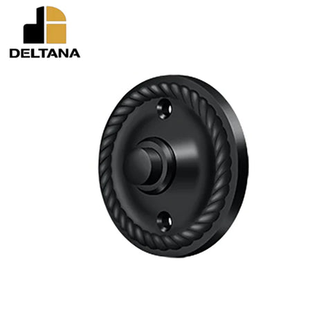 Deltana - Bell Button - Round w/ Rope - Optional Finish Deltana - Bell Button - Round w/ Rope - Optional Finish