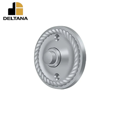 Deltana - Bell Button - Round w/ Rope - Optional Finish Deltana - Bell Button - Round w/ Rope - Optional Finish