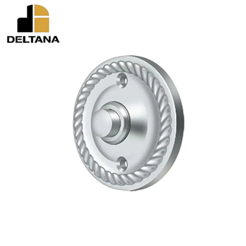 Deltana - Bell Button - Round w/ Rope - Optional Finish Deltana - Bell Button - Round w/ Rope - Optional Finish