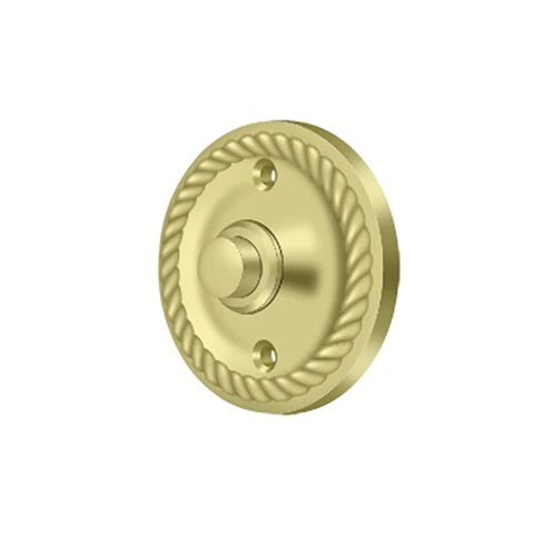 Deltana - Bell Button - Round w/ Rope - Optional Finish Deltana - Bell Button - Round w/ Rope - Optional Finish