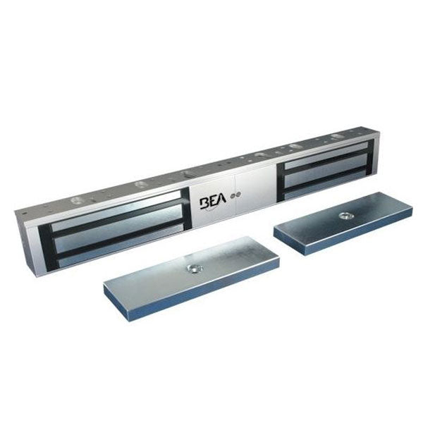 BEA - 10MAGLOCK5UL - Surface Mount Mag Lock - Double - 1200lb - 12/24 VDC - UL Listed - UHS Hardware BEA - 10MAGLOCK5UL - Surface Mount Mag Lock - Double - 1200lb - 12/24 VDC - UL Listed - UHS Hardware
