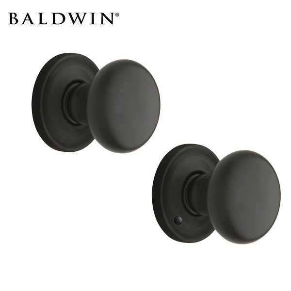 Baldwin Estate - 5015 Classic Knob Set - 5048 Circle Rose - 150 - Optional Finish - Passage/Privacy - Grade 2 - UHS Hardware Baldwin Estate - 5015 Classic Knob Set - 5048 Circle Rose - 150 - Optional Finish - Passage/Privacy - Grade 2 - UHS Hardware