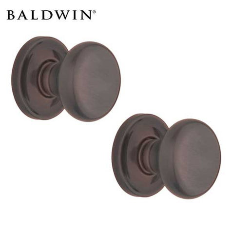 Baldwin Estate - 5015 Classic Knob - 5048 Circle Rose - 112 - Venetian Bronze - Passage - Grade 2 - UHS Hardware Baldwin Estate - 5015 Classic Knob - 5048 Circle Rose - 112 - Venetian Bronze - Passage - Grade 2 - UHS Hardware