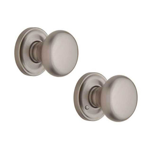 Baldwin Estate - 5015 Classic Knob - 5048 Circle Rose - 150 - Satin Nickel - Privacy - Grade 2 - UHS Hardware Baldwin Estate - 5015 Classic Knob - 5048 Circle Rose - 150 - Satin Nickel - Privacy - Grade 2 - UHS Hardware