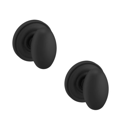 Baldwin Estate - 5025 Classic Knob Set - 5048 Circle Rose - Satin Black - Passage / Privacy - Grade 2 - UHS Hardware Baldwin Estate - 5025 Classic Knob Set - 5048 Circle Rose - Satin Black - Passage / Privacy - Grade 2 - UHS Hardware
