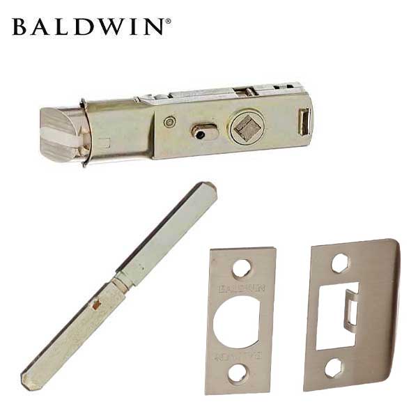 Baldwin Reserve - PV.CRY.TRR - Crystal Knob - Traditional Round Rose - 150 - Satin Nickel - Privacy - Grade 2 - UHS Hardware Baldwin Reserve - PV.CRY.TRR - Crystal Knob - Traditional Round Rose - 150 - Satin Nickel - Privacy - Grade 2 - UHS Hardware