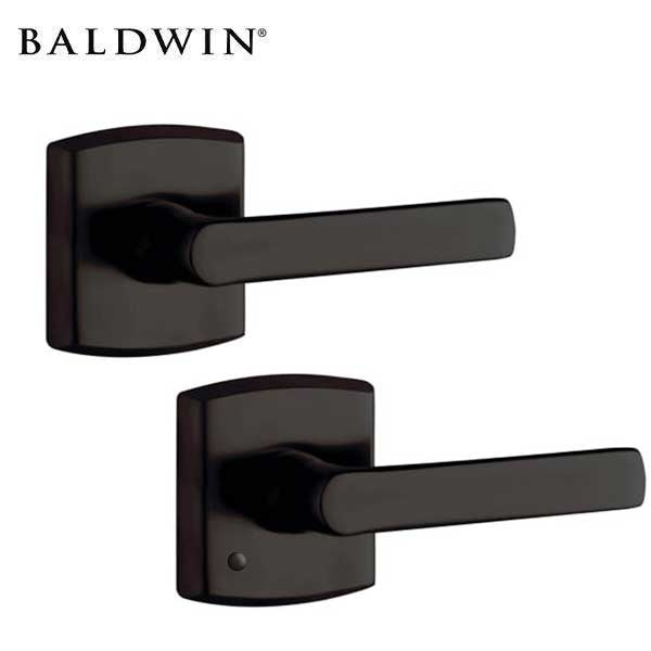 Baldwin Estate - Soho Lever Set - R026 Rose - Optional Finish - Privacy - Grade 2 - UHS Hardware Baldwin Estate - Soho Lever Set - R026 Rose - Optional Finish - Privacy - Grade 2 - UHS Hardware