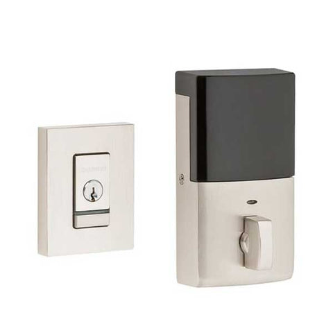 Baldwin Estate Evolved - 8220.B Contemporary Electronic Deadbolt - Singl Cyl - Bluetooth - 150 - Satin Nickel - Grade 2 - UHS Hardware Baldwin Estate Evolved - 8220.B Contemporary Electronic Deadbolt - Singl Cyl - Bluetooth - 150 - Satin Nickel - Grade 2 - UHS Hardware