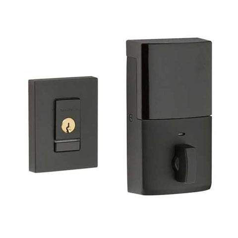 Baldwin Estate Evolved - 8220.B - Contemporary Electronic Deadbolt - Singl Cyl - Bluetooth - 190 - Satin Black - Grade 2 - UHS Hardware Baldwin Estate Evolved - 8220.B - Contemporary Electronic Deadbolt - Singl Cyl - Bluetooth - 190 - Satin Black - Grade 2 - UHS Hardware