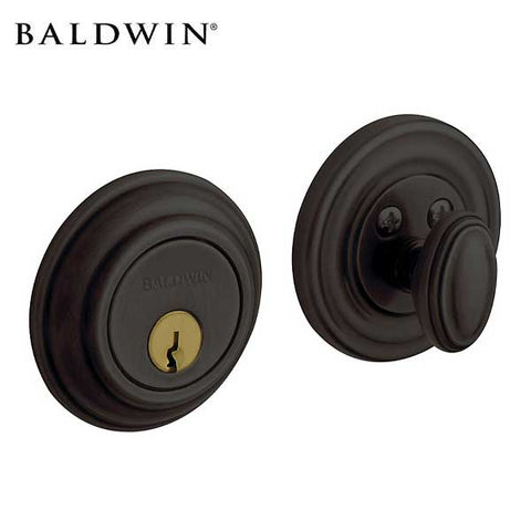 Baldwin Estate - 8231 Traditional Deadbolt - Singl Cyl - 102 - Oil Rubbed Bronze - Grade 1 - UHS Hardware Baldwin Estate - 8231 Traditional Deadbolt - Singl Cyl - 102 - Oil Rubbed Bronze - Grade 1 - UHS Hardware