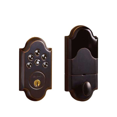 Baldwin Estate - 8252.112.AC1 - Boulder Electronic Deadbolt - Singl Cyl - 112 - Venetian Bronze - Grade 2 - UHS Hardware Baldwin Estate - 8252.112.AC1 - Boulder Electronic Deadbolt - Singl Cyl - 112 - Venetian Bronze - Grade 2 - UHS Hardware