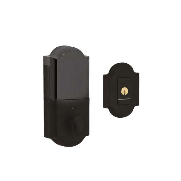 Baldwin Arched - Keyless Entry Deadbolt with Bluetooth Technology - Single Cyl Deadbolt - 112 - Venetian Bronze - Grade 2 - UHS Hardware Baldwin Arched - Keyless Entry Deadbolt with Bluetooth Technology - Single Cyl Deadbolt - 112 - Venetian Bronze - Grade 2 - UHS Hardware
