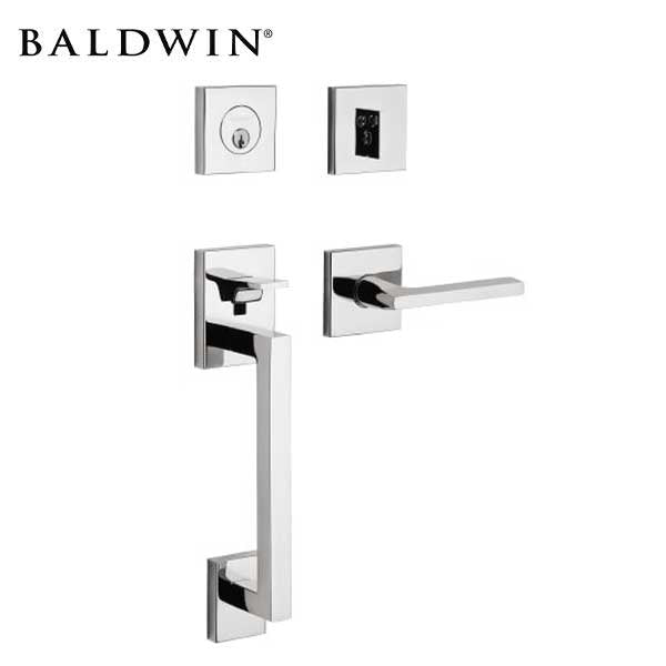 Baldwin Estate - 85390.RENT - Minneapolis Sectional Handleset - Singl Cyl - 150 - Satin Nickel - Grade 2 - RH - UHS Hardware Baldwin Estate - 85390.RENT - Minneapolis Sectional Handleset - Singl Cyl - 150 - Satin Nickel - Grade 2 - RH - UHS Hardware