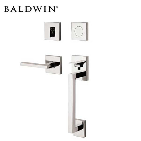 Baldwin Estate - 85390.LFD - Minneapolis Sectional Handleset - Full Dummy - 150 - Satin Nickel - Grade 2 - LH - UHS Hardware Baldwin Estate - 85390.LFD - Minneapolis Sectional Handleset - Full Dummy - 150 - Satin Nickel - Grade 2 - LH - UHS Hardware