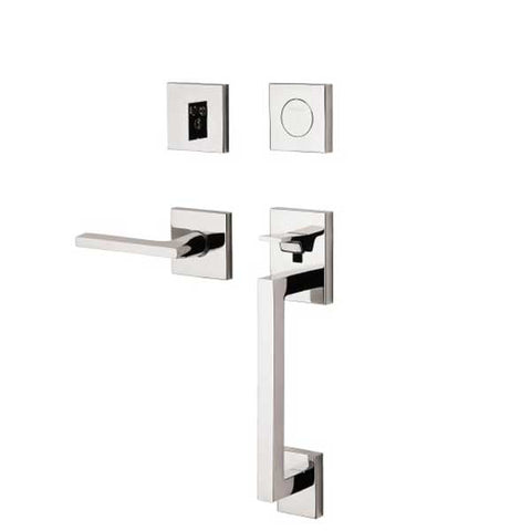 Baldwin Estate - 85390.LFD - Minneapolis Sectional Handleset - Full Dummy - 150 - Satin Nickel - Grade 2 - LH - UHS Hardware Baldwin Estate - 85390.LFD - Minneapolis Sectional Handleset - Full Dummy - 150 - Satin Nickel - Grade 2 - LH - UHS Hardware
