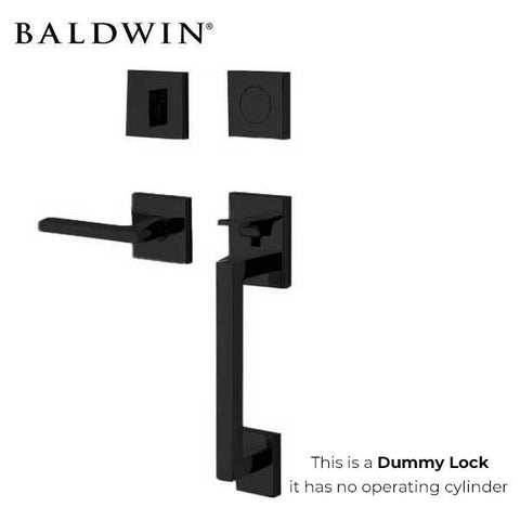 Baldwin Estate - 85390.RFD - Minneapolis Sectional Handleset - Full Dummy - 190 - Satin Black - Grade 2 - RH - UHS Hardware Baldwin Estate - 85390.RFD - Minneapolis Sectional Handleset - Full Dummy - 190 - Satin Black - Grade 2 - RH - UHS Hardware