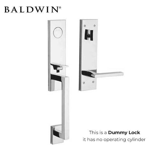 Baldwin Estate - 85391.LFD - Minneapolis 3/4 Escutcheon Handleset - Full Dummy - 150 - Satin Nickel - Grade 2 - LH - UHS Hardware Baldwin Estate - 85391.LFD - Minneapolis 3/4 Escutcheon Handleset - Full Dummy - 150 - Satin Nickel - Grade 2 - LH - UHS Hardware