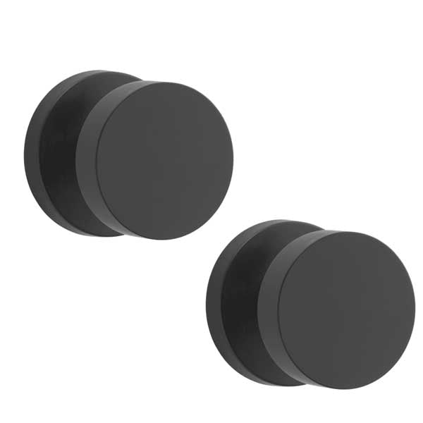 Baldwin Reserve - PS.CON.CRR - Contemporary Knob - Round Rose - 190 - Stain Black - Passage - Grade 2 - UHS Hardware Baldwin Reserve - PS.CON.CRR - Contemporary Knob - Round Rose - 190 - Stain Black - Passage - Grade 2 - UHS Hardware