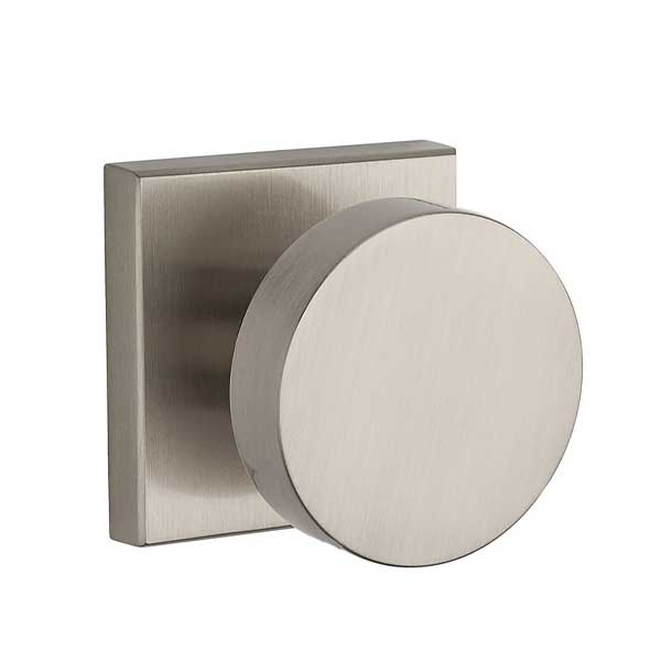 Baldwin Reserve - PV.CON.CSR - Contemporary Knob - Square Rose - 150 - Satin Nickel - Privacy - Grade 2 - UHS Hardware Baldwin Reserve - PV.CON.CSR - Contemporary Knob - Square Rose - 150 - Satin Nickel - Privacy - Grade 2 - UHS Hardware