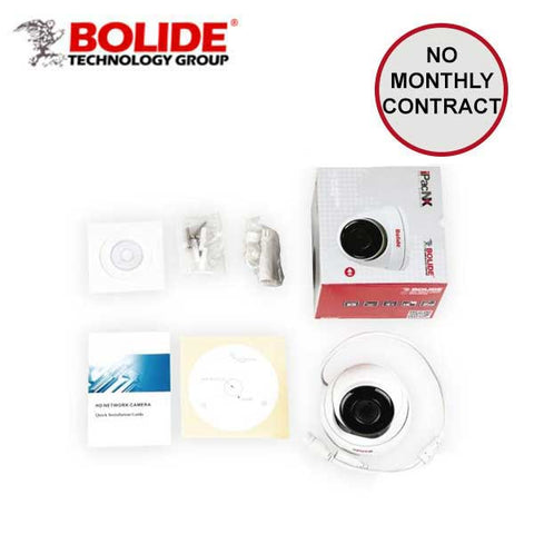 Bolide - BN9019 - IP / 8MP / Eyeball Camera / Fixed / 3.6mm Lens / Outdoor / IP66 / 30m IR / 12VDC - POE - White - UHS Hardware Bolide - BN9019 - IP / 8MP / Eyeball Camera / Fixed / 3.6mm Lens / Outdoor / IP66 / 30m IR / 12VDC - POE - White - UHS Hardware