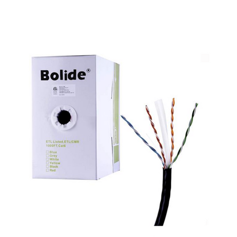 Bolide - BP0033 - Network Cable - Cat6 - CMR Rated PVC Jacket - 1000ft - Blue - UHS Hardware Bolide - BP0033 - Network Cable - Cat6 - CMR Rated PVC Jacket - 1000ft - Blue - UHS Hardware