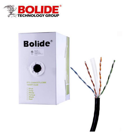 Bolide - BP0033 - Network Cable - Cat6 - CMR Rated PVC Jacket - 1000ft - Blue - UHS Hardware Bolide - BP0033 - Network Cable - Cat6 - CMR Rated PVC Jacket - 1000ft - Blue - UHS Hardware