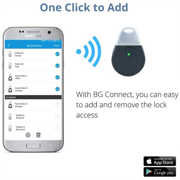 Brilliant Guard - BRG-BGMK6338 - Bluetooth Padlock Smart Key - UHS Hardware Brilliant Guard - BRG-BGMK6338 - Bluetooth Padlock Smart Key - UHS Hardware