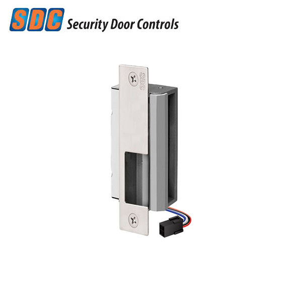SDC - 55-CU - Electrified Universal Strike - Fail Safe / Fail Secure - 12/24VDC - Satin stainless Steel - Grade 1 - UHS Hardware SDC - 55-CU - Electrified Universal Strike - Fail Safe / Fail Secure - 12/24VDC - Satin stainless Steel - Grade 1 - UHS Hardware