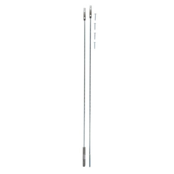 Wright - V691 - Turnbuckle - 50" - Narrow Wood / Vinyl Doors - Zinc Plated - UHS Hardware