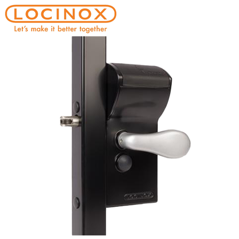 Locinox - Surface Mounted - Mechanical Lock - Code Lock W/ Secured Entrance and Fire Exit - Aluminum Handle - Optional Finish - UHS Hardware Locinox - Surface Mounted - Mechanical Lock - Code Lock W/ Secured Entrance and Fire Exit - Aluminum Handle - Optional Finish - UHS Hardware