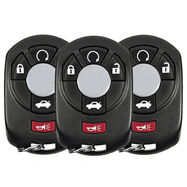 3 x 20052007 Cadillac STS / 5Button Keyless Entry Remote / PN