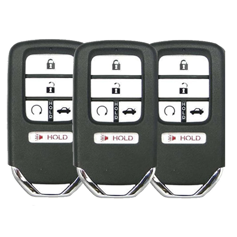 3 x 2018-2022 Honda Accord / 5-Button Smart Key / PN: 72147-TVA-A01 / CWTWB1G0090 (AFTERMARKET) (Pack of 3) - UHS Hardware 3 x 2018-2022 Honda Accord / 5-Button Smart Key / PN: 72147-TVA-A01 / CWTWB1G0090 (AFTERMARKET) (Pack of 3) - UHS Hardware