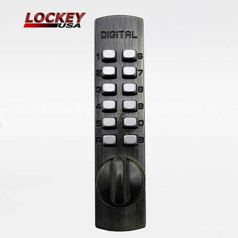 Lockey - C120 - Surface / Rim Mount Digital Keyless Combination Lock - UHS Hardware Lockey - C120 - Surface / Rim Mount Digital Keyless Combination Lock - UHS Hardware