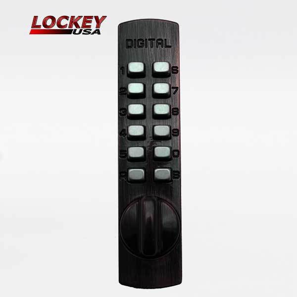 Lockey - C120 - Surface / Rim Mount Digital Keyless Combination Lock - UHS Hardware Lockey - C120 - Surface / Rim Mount Digital Keyless Combination Lock - UHS Hardware