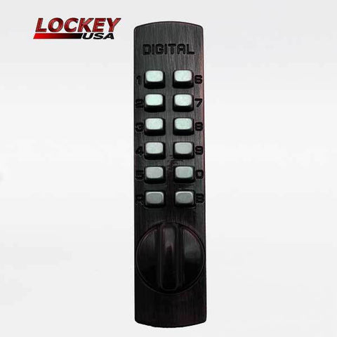 Lockey - C120 - Surface / Rim Mount Digital Keyless Combination Lock - UHS Hardware Lockey - C120 - Surface / Rim Mount Digital Keyless Combination Lock - UHS Hardware
