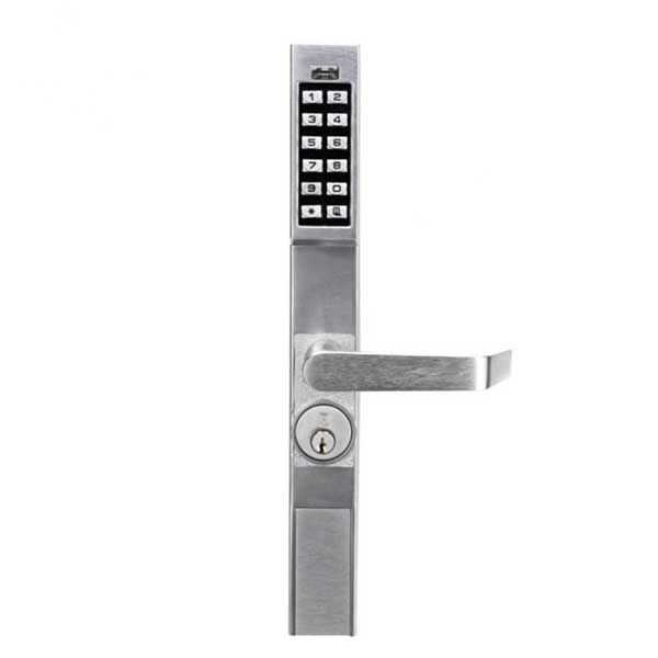 Alarm Lock Trilogy - DL1300NW - Narrow-Stile Digital Keypad Lever Lock - Networx - Wireless Access - 26D - Satin Chrome - Grade 1 - UHS Hardware Alarm Lock Trilogy - DL1300NW - Narrow-Stile Digital Keypad Lever Lock - Networx - Wireless Access - 26D - Satin Chrome - Grade 1 - UHS Hardware