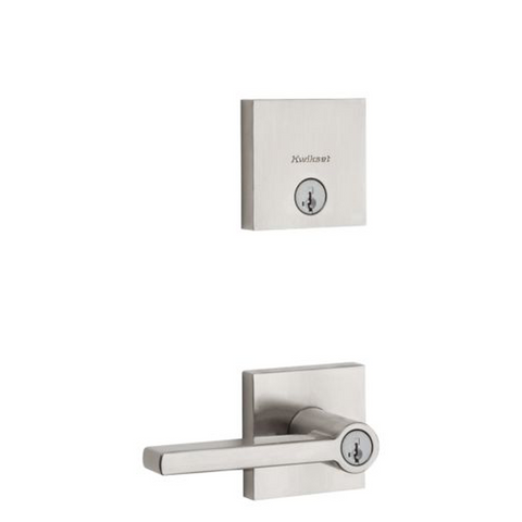 Kwikset: Halifax Security Set (Square) - Deadbolt Keyed One Side Satin Nickel Finish - UHS Hardware Kwikset: Halifax Security Set (Square) - Deadbolt Keyed One Side Satin Nickel Finish - UHS Hardware