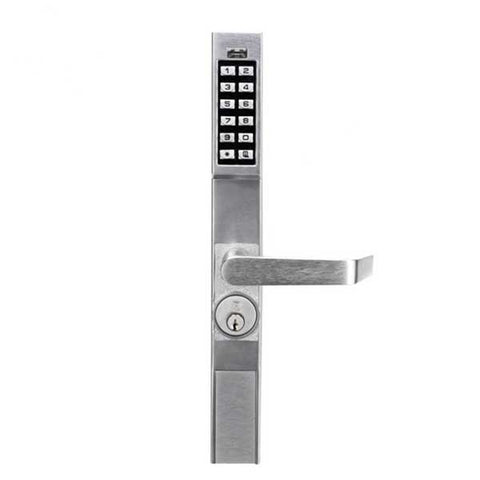 Alarm Lock Trilogy - DL1300NW - Narrow-Stile Digital Keypad Lever Lock - Networx - Wireless Access - 26D - Satin Chrome - Grade 1 - UHS Hardware Alarm Lock Trilogy - DL1300NW - Narrow-Stile Digital Keypad Lever Lock - Networx - Wireless Access - 26D - Satin Chrome - Grade 1 - UHS Hardware