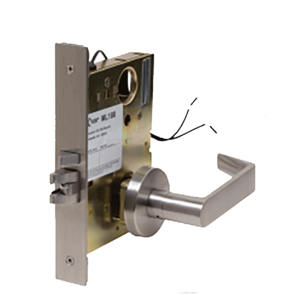 Command Access - Electrified Mortise Lever Set - Fail Safe - Storeroom - L6 - 24V - Satin Chrome - Grade 1 - UHS Hardware Command Access - Electrified Mortise Lever Set - Fail Safe - Storeroom - L6 - 24V - Satin Chrome - Grade 1 - UHS Hardware