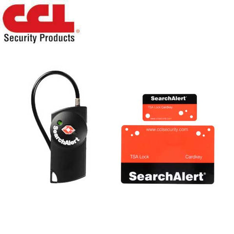 CCL - Travel Lock 947 Series - Black TSA Approved Keycard Lock with SearchAlert Indicator - UHS Hardware CCL - Travel Lock 947 Series - Black TSA Approved Keycard Lock with SearchAlert Indicator - UHS Hardware