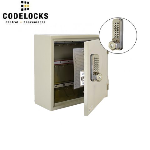 CodeLocks - Key Secure Extra Security Padlock Cabinet w/ CL255 - Mechanical Lock - Tubular Latch - Optional Cabinet Storage - UHS Hardware CodeLocks - Key Secure Extra Security Padlock Cabinet w/ CL255 - Mechanical Lock - Tubular Latch - Optional Cabinet Storage - UHS Hardware